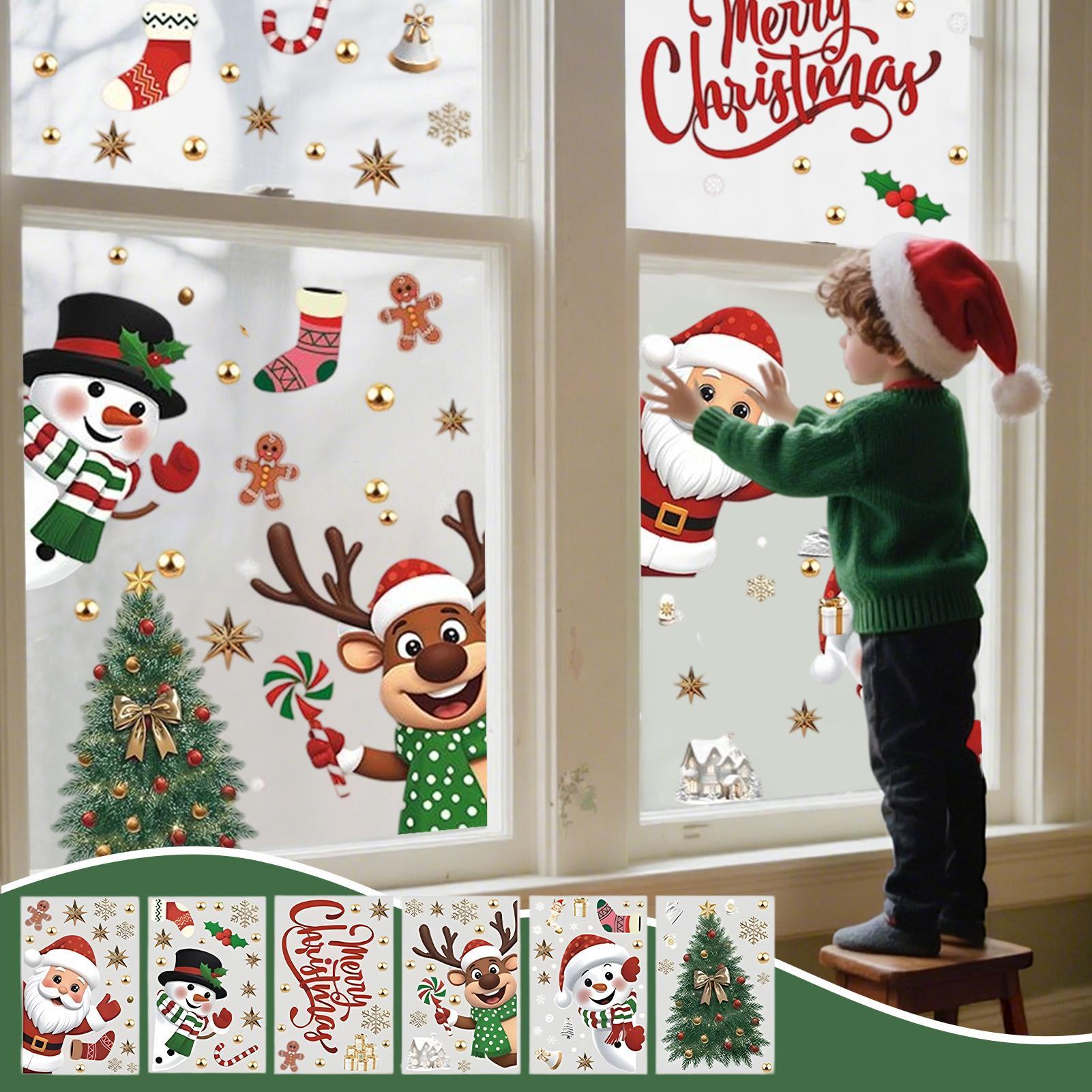 Christmas Window Decorations H - Snowflake Window Decal avis et prix