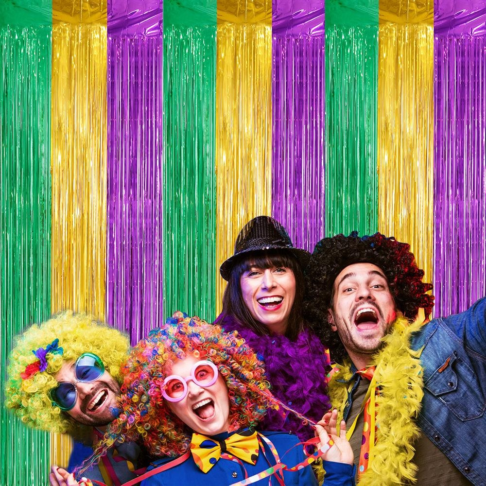 Party Backdrop Fringe Tinsel C - Tinsel Garland Decoration avis et prix