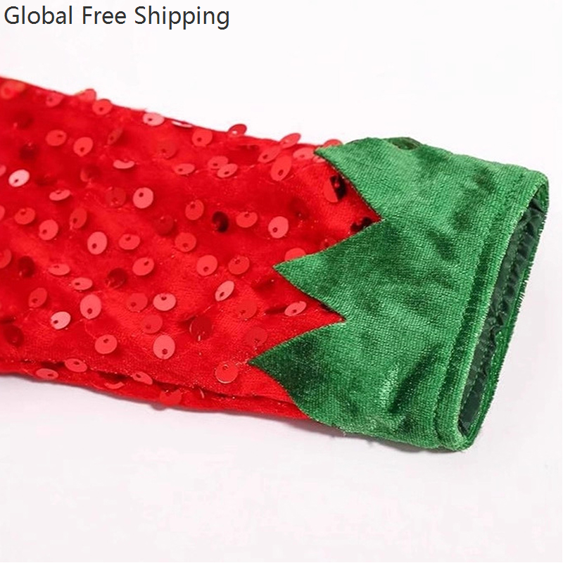 Girls Christmas Costume Set Sa - Elf Costume Christmas avis et prix