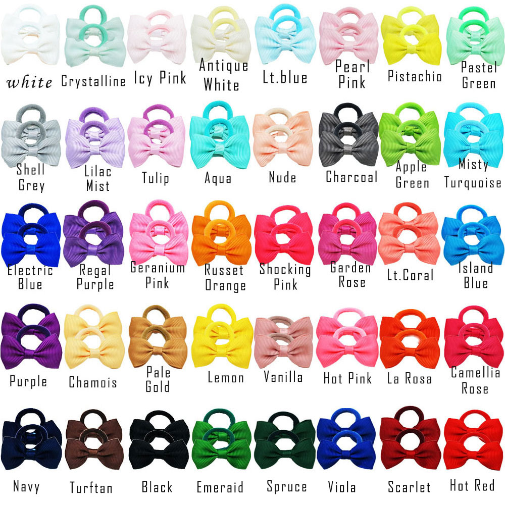 40/60/80 Baby Girls Hair Ties  - Ribbon Bow Gift avis et prix
