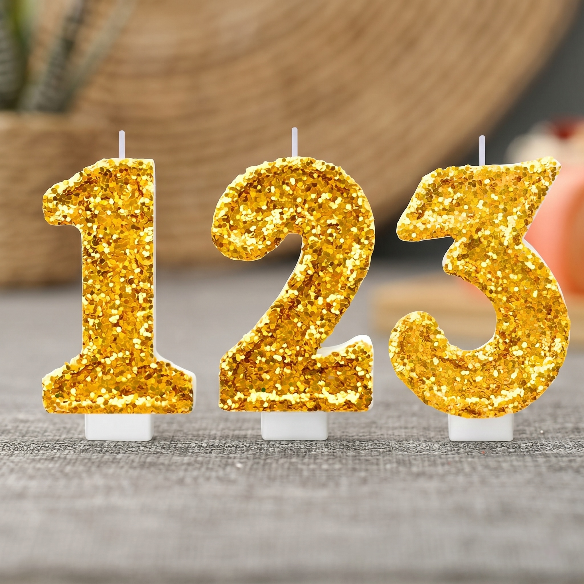 Digital Birthday Candle Gold C - Holiday Candle Set avis et prix