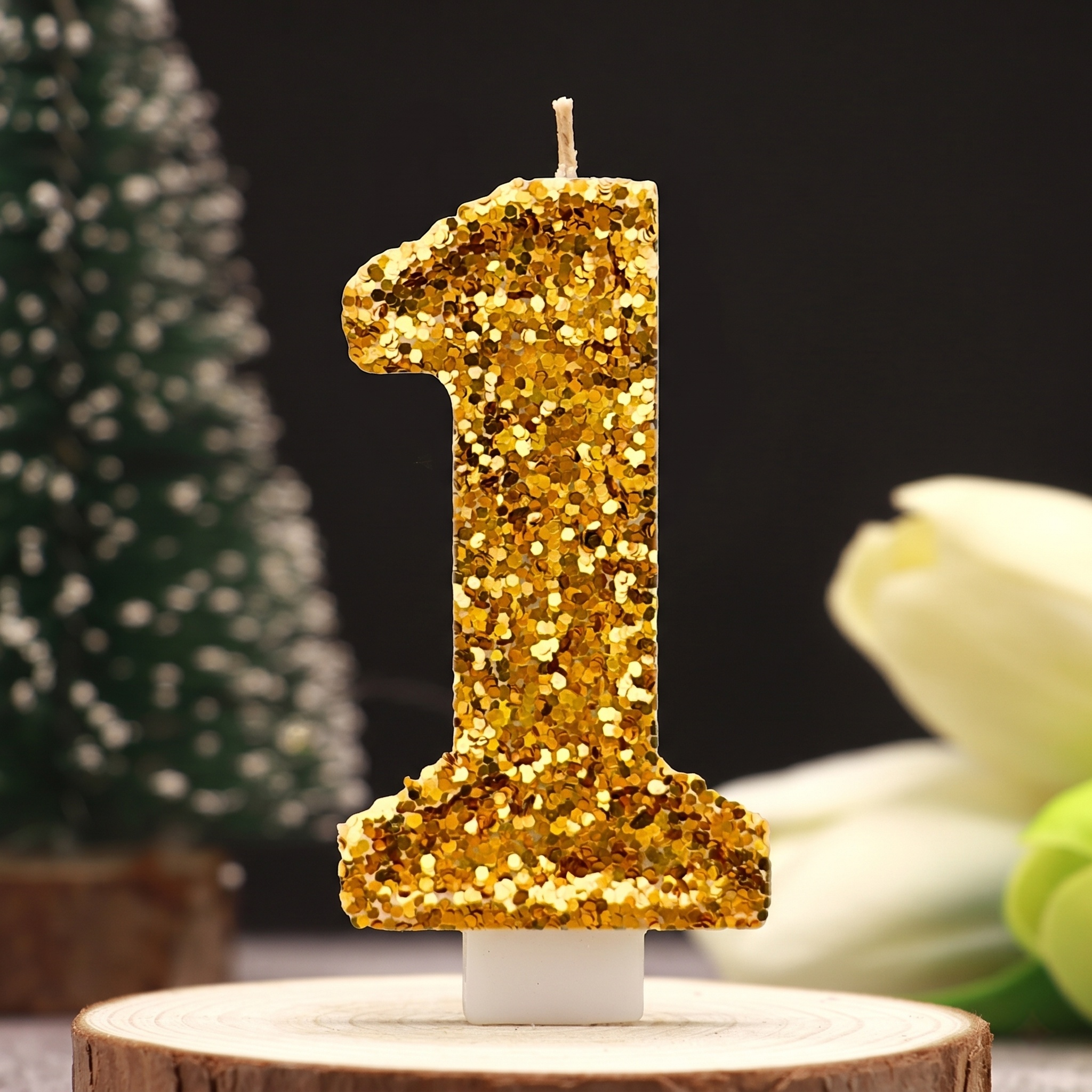 Digital Birthday Candle Gold C - Holiday Candle Set avis et prix