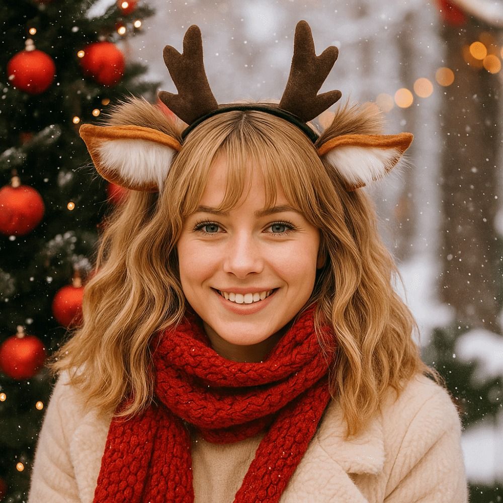 Unisex Deer Ears Reindeer Antl - Reindeer Antlers Headband avis et prix