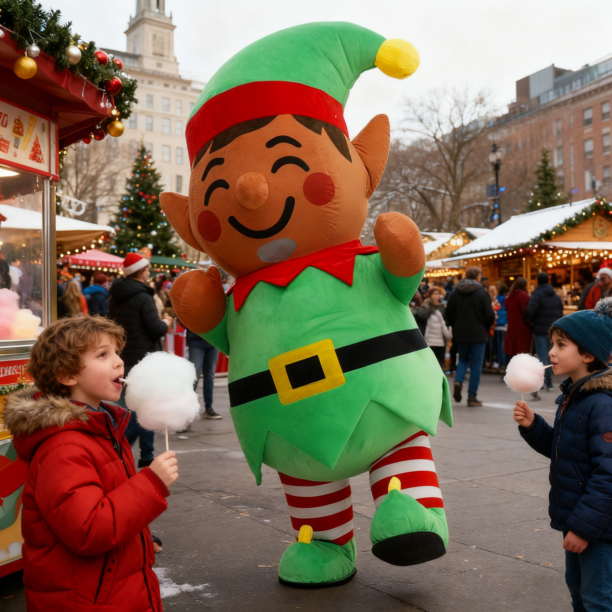Inflatable Christmas Elf Plush - Elf Costume Christmas avis et prix