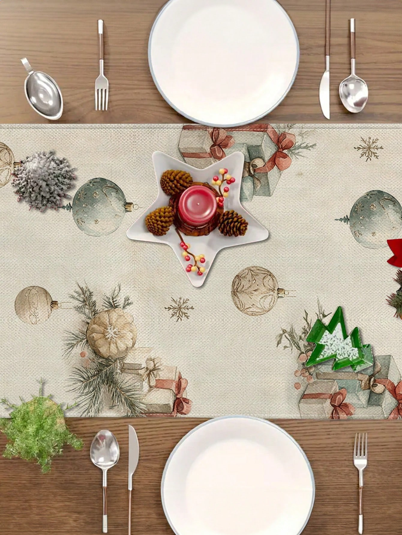 1pc Christmas Nutcracker & Bal - Christmas Table Runner avis et prix