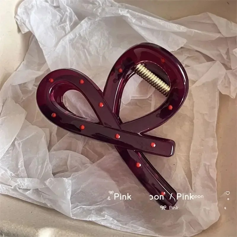 2Pcs Women Vintage Red Polka D - Ribbon Bow Gift avis et prix