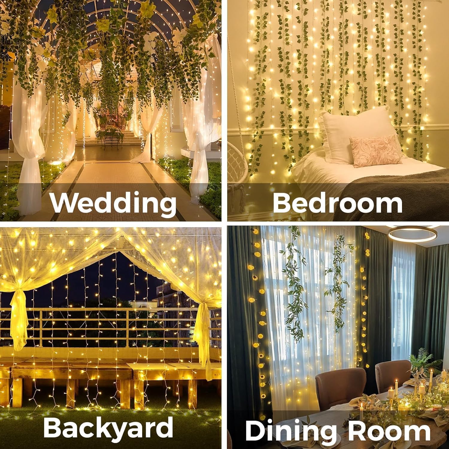 Curtain Lights For Bedroom 200 - Led Fairy String Lights avis et prix