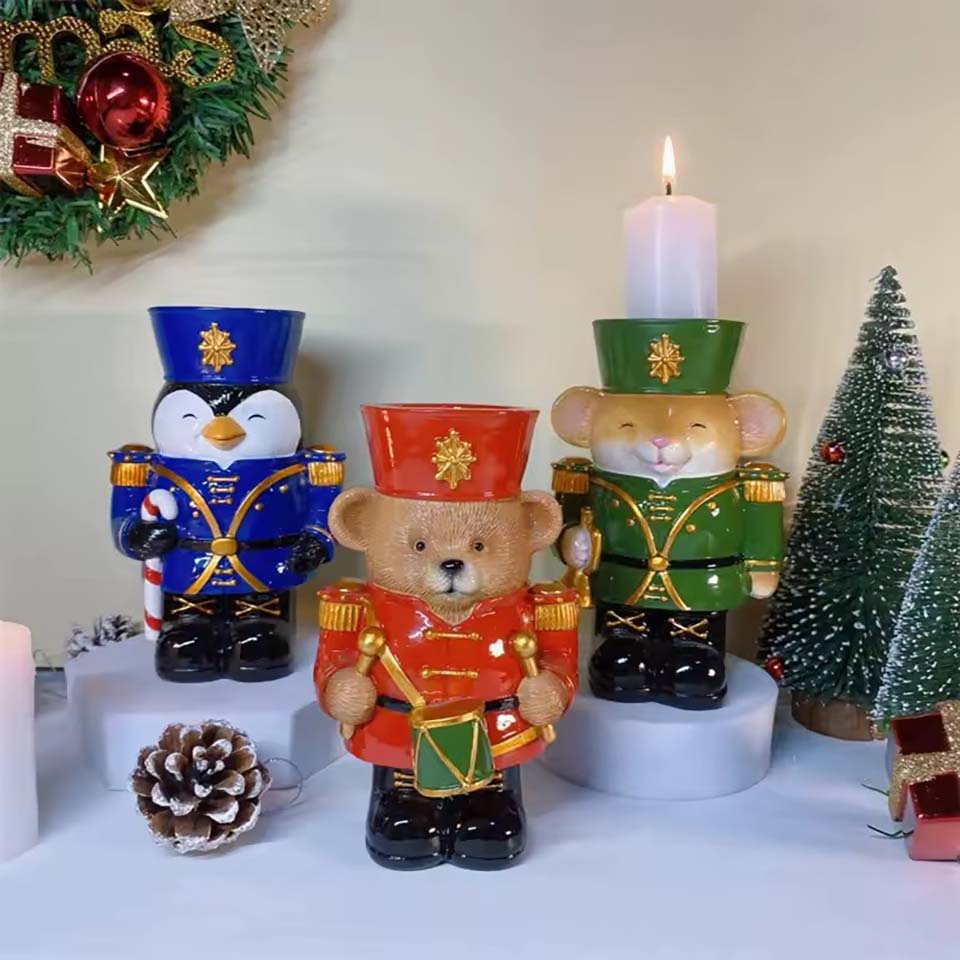 New Resin Nutcracker Candlesti - Nutcracker Figurine avis et prix