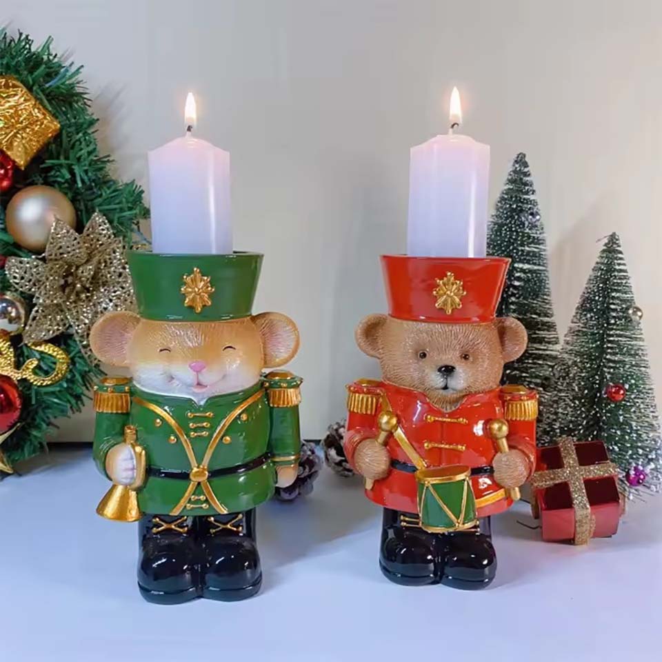 New Resin Nutcracker Candlesti - Nutcracker Figurine avis et prix