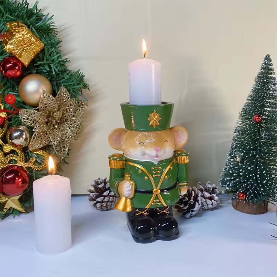 New Resin Nutcracker Candlesti - Nutcracker Figurine avis et prix
