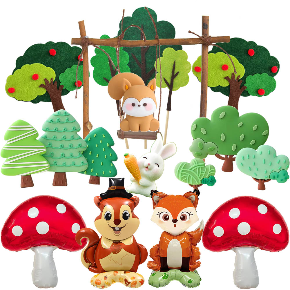 Woodland Cartoon Animal Cake D - Star Tree Topper avis et prix