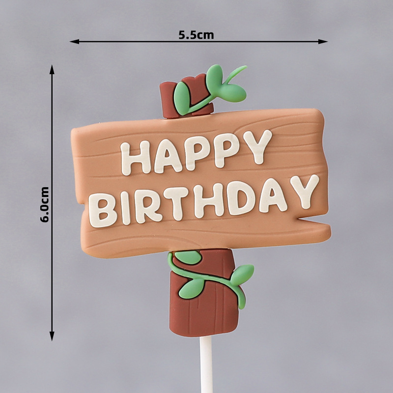 Woodland Cartoon Animal Cake D - Star Tree Topper avis et prix
