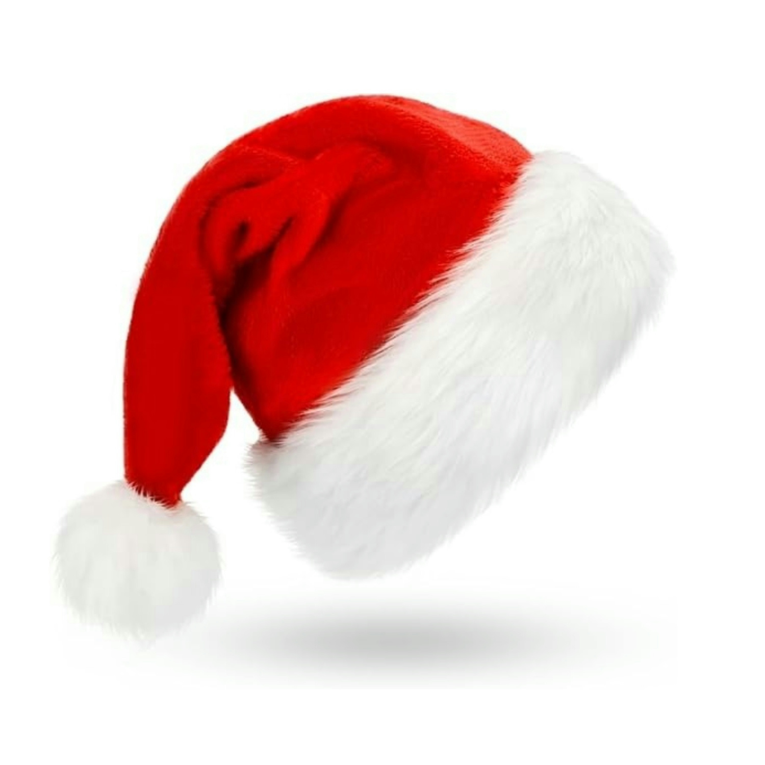 Fluffy Red Santa Hats Set with - Santa Hat Plush avis et prix