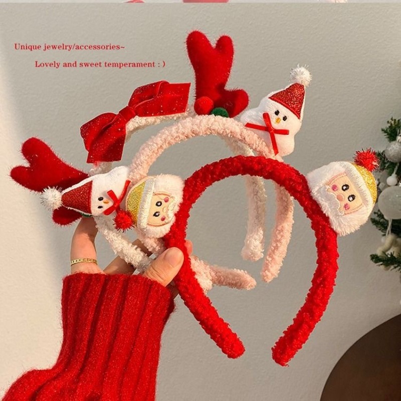 Christmas Santa Cute Bear Plus - Reindeer Antlers Headband avis et prix