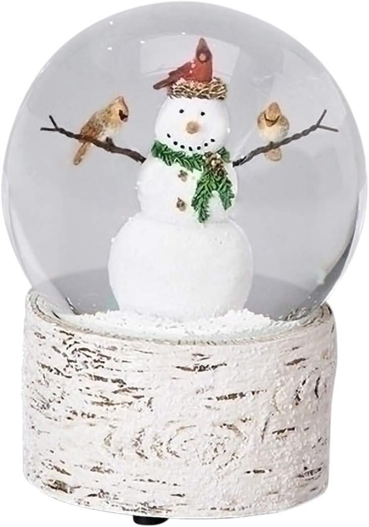 Snowman with Cardinal Friends  - Snow Globe Musical avis et prix