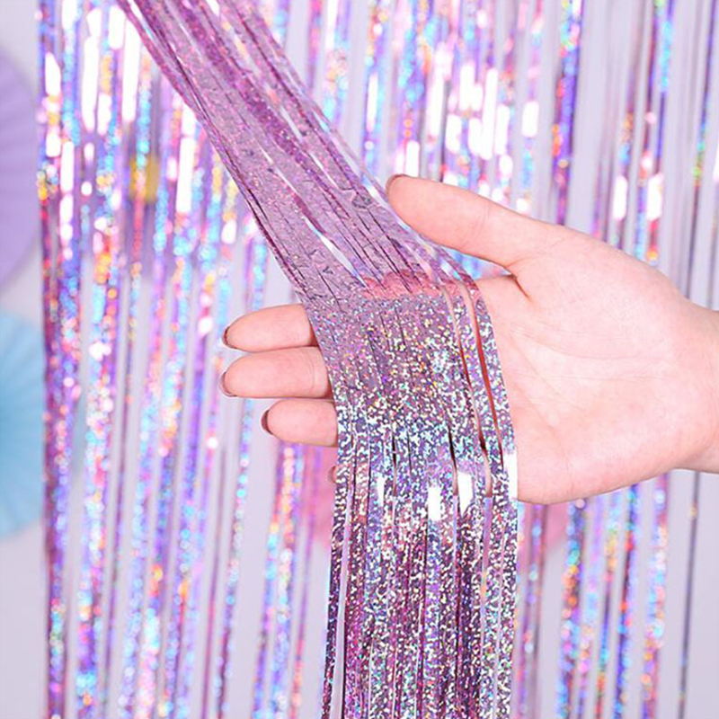 2M Glitter Pink Metallic Foil  - Tinsel Garland Decoration avis et prix