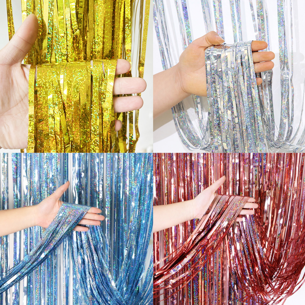 2M Glitter Pink Metallic Foil  - Tinsel Garland Decoration avis et prix