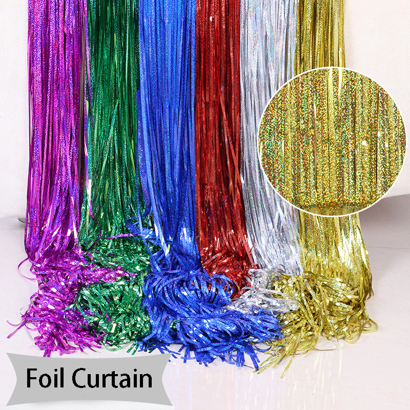 2M Glitter Pink Metallic Foil  - Tinsel Garland Decoration avis et prix