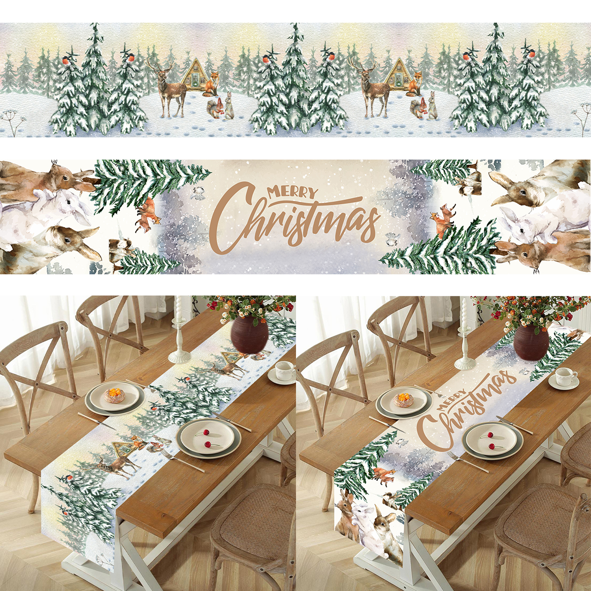 Christmas Table Runner Merry C - Christmas Table Runner avis et prix