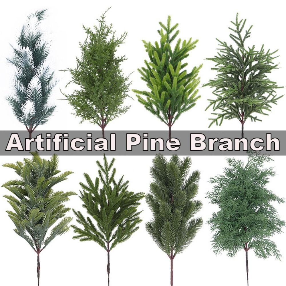 Green Artificial Pine Branch C - Christmas Wreath Fake avis et prix