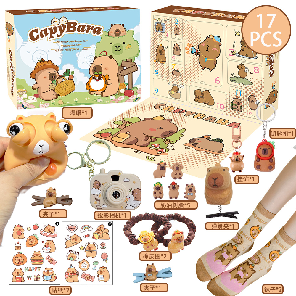 New Capybara Theme Christmas A - Advent Calendar Gift avis et prix