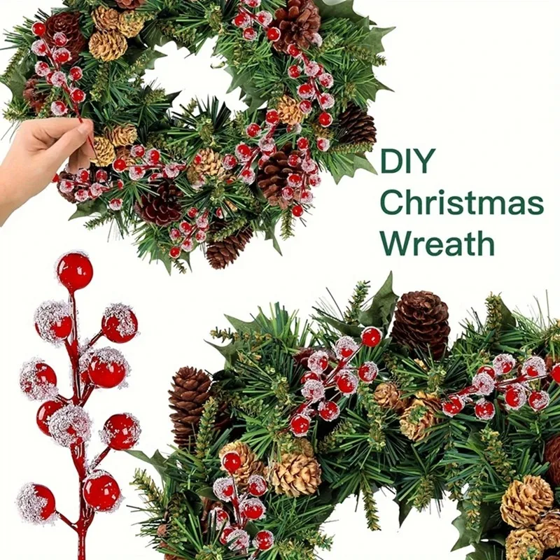 10-200PCS Artificial Red Berry - Christmas Tree Artificial avis et prix