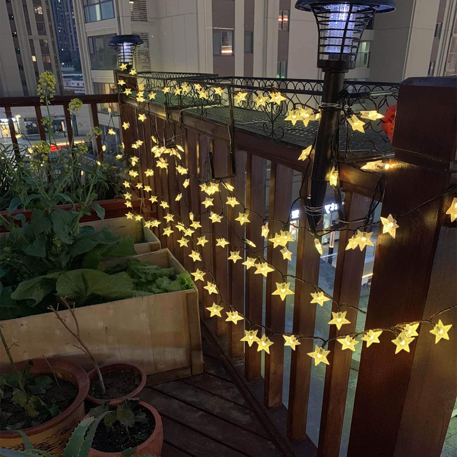 50ft 120 LED Solar Star Fairy  - Led Fairy String Lights avis et prix