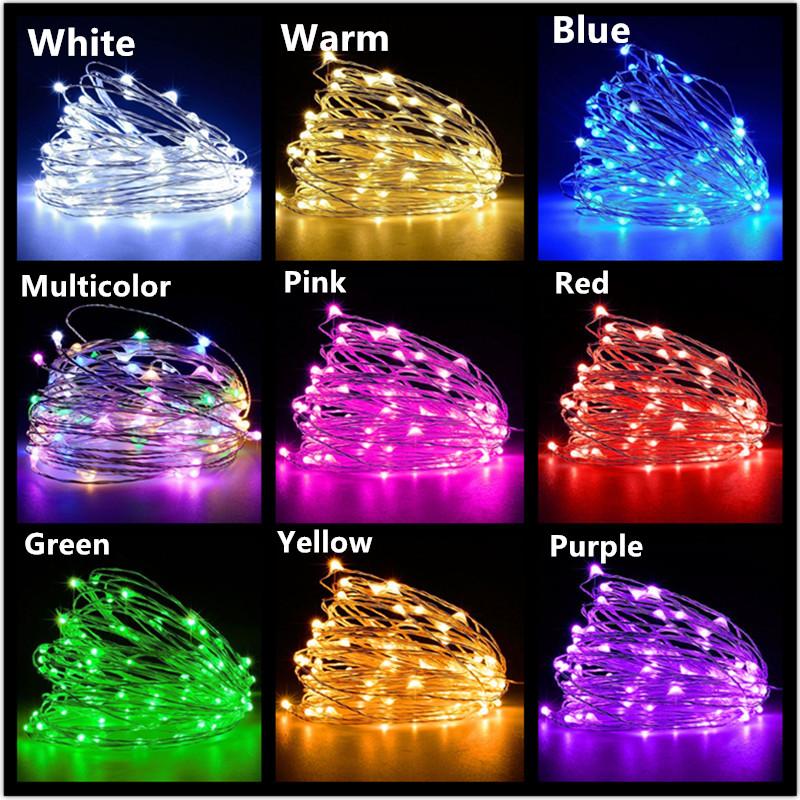 10M 5M 3M 2M Copper Wire LED T - Led Fairy String Lights avis et prix