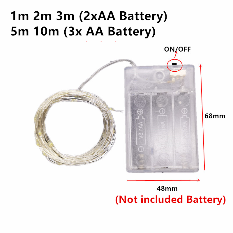 10M 5M 3M 2M Copper Wire LED T - Led Fairy String Lights avis et prix