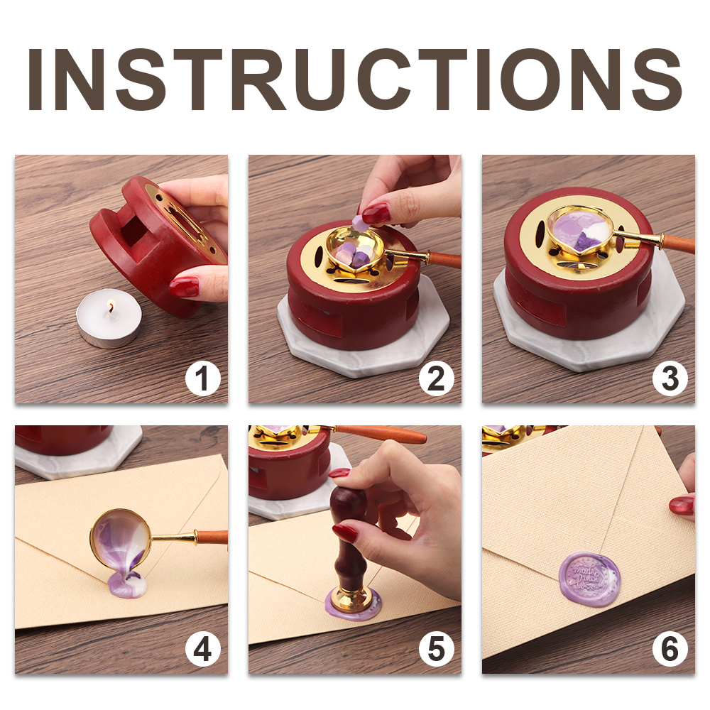 Vintage Wax Sealing Box Set Be - Gift Box Wrap Set avis et prix