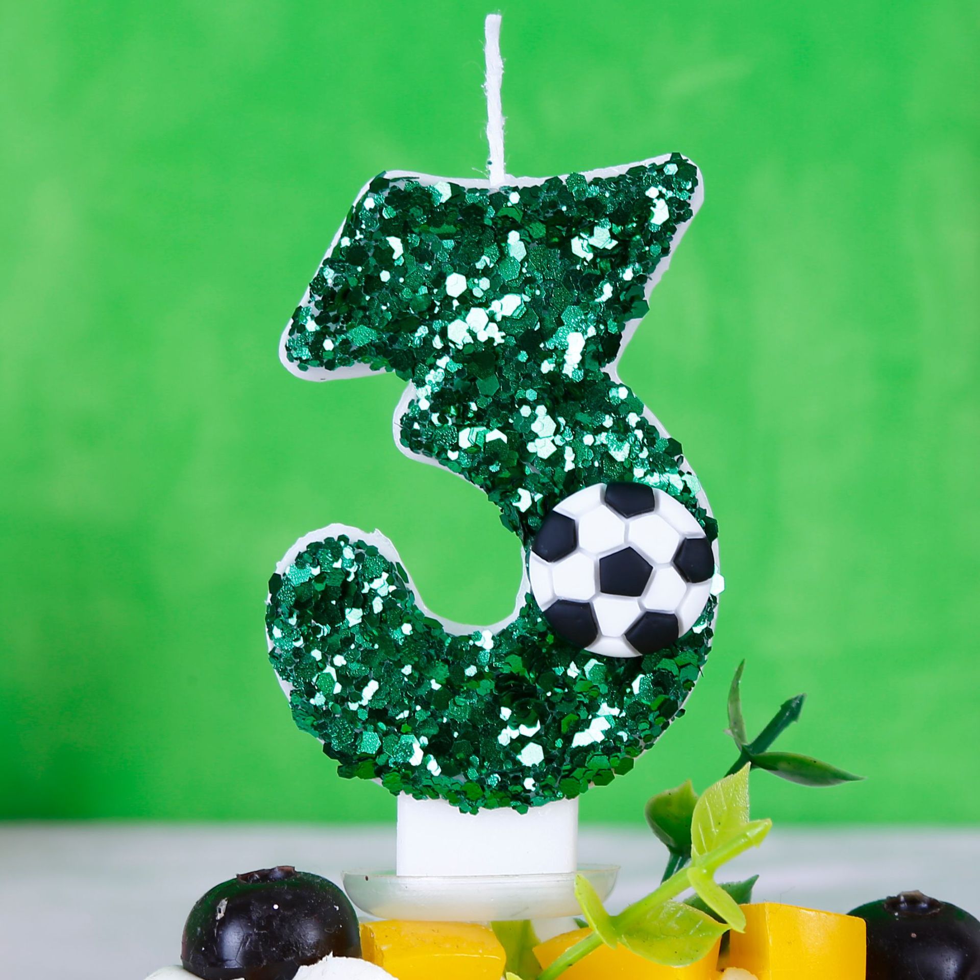 Boy Series 3D Green Football B - Holiday Candle Set avis et prix