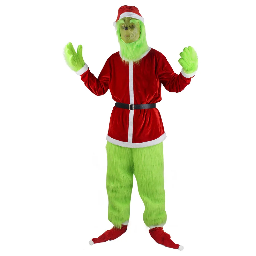 Merry Christmas Grinch Cosplay - Santa Hat Plush avis et prix