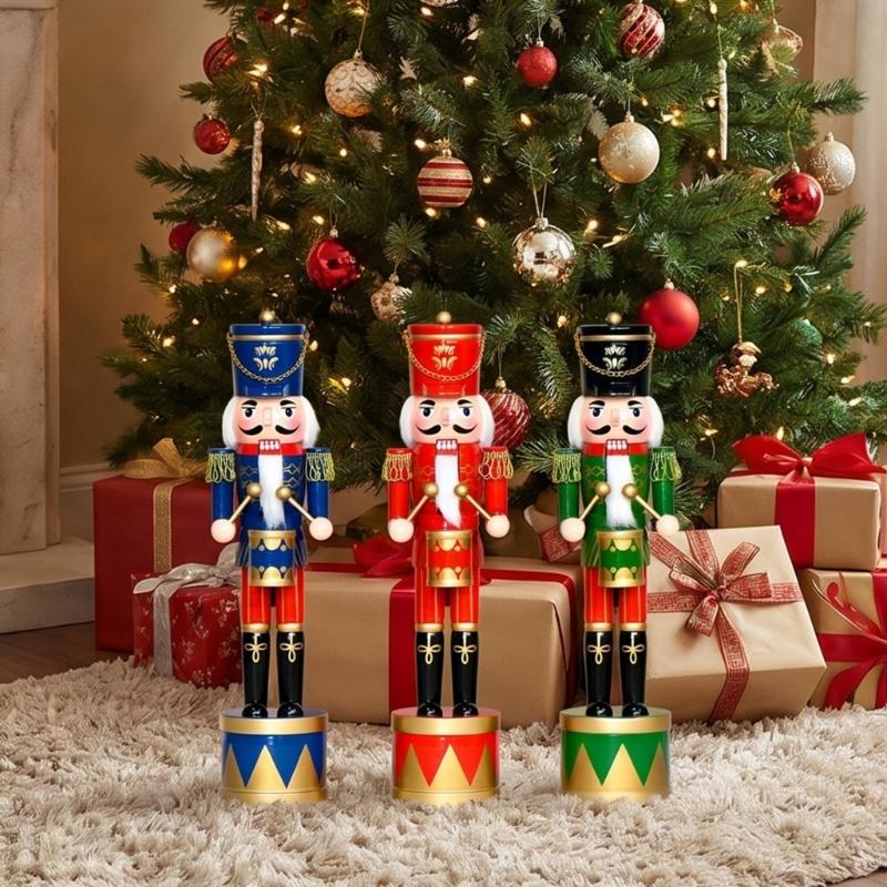 36Cm Wooden Nutcrackers Drum S - Nutcracker Figurine avis et prix