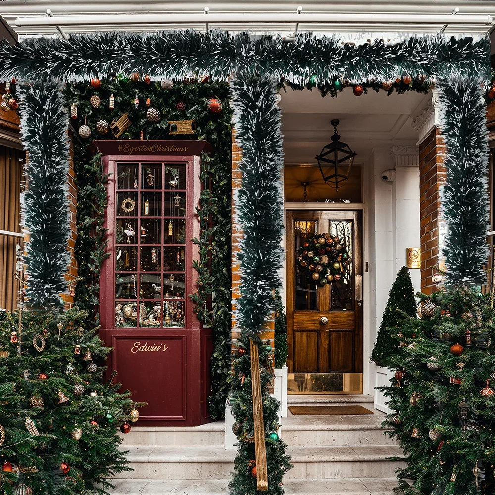 2/40m Christmas Tinsel Ribbons - Tinsel Garland Decoration avis et prix