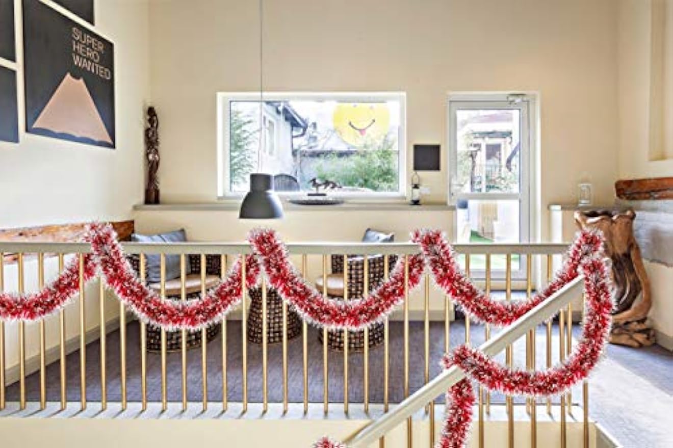 2M Christmas Metallic Streamer - Tinsel Garland Decoration avis et prix