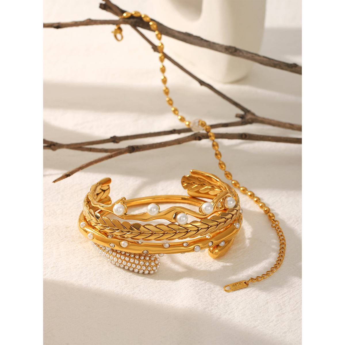 18K Gold Plated Stainless Stee - Gift Box Wrap Set avis et prix