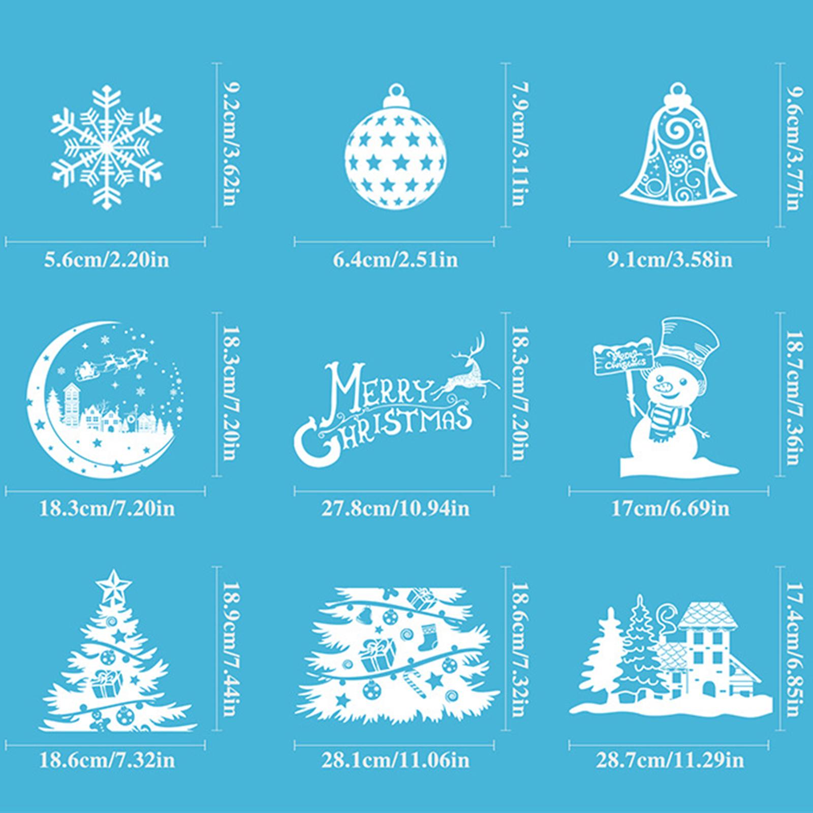 Christmas Decoration Window St - Snowflake Window Decal avis et prix