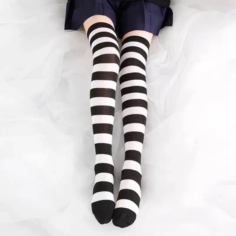 Cute Pink Blue Lolita Striped  - Christmas Stocking Hanging avis et prix