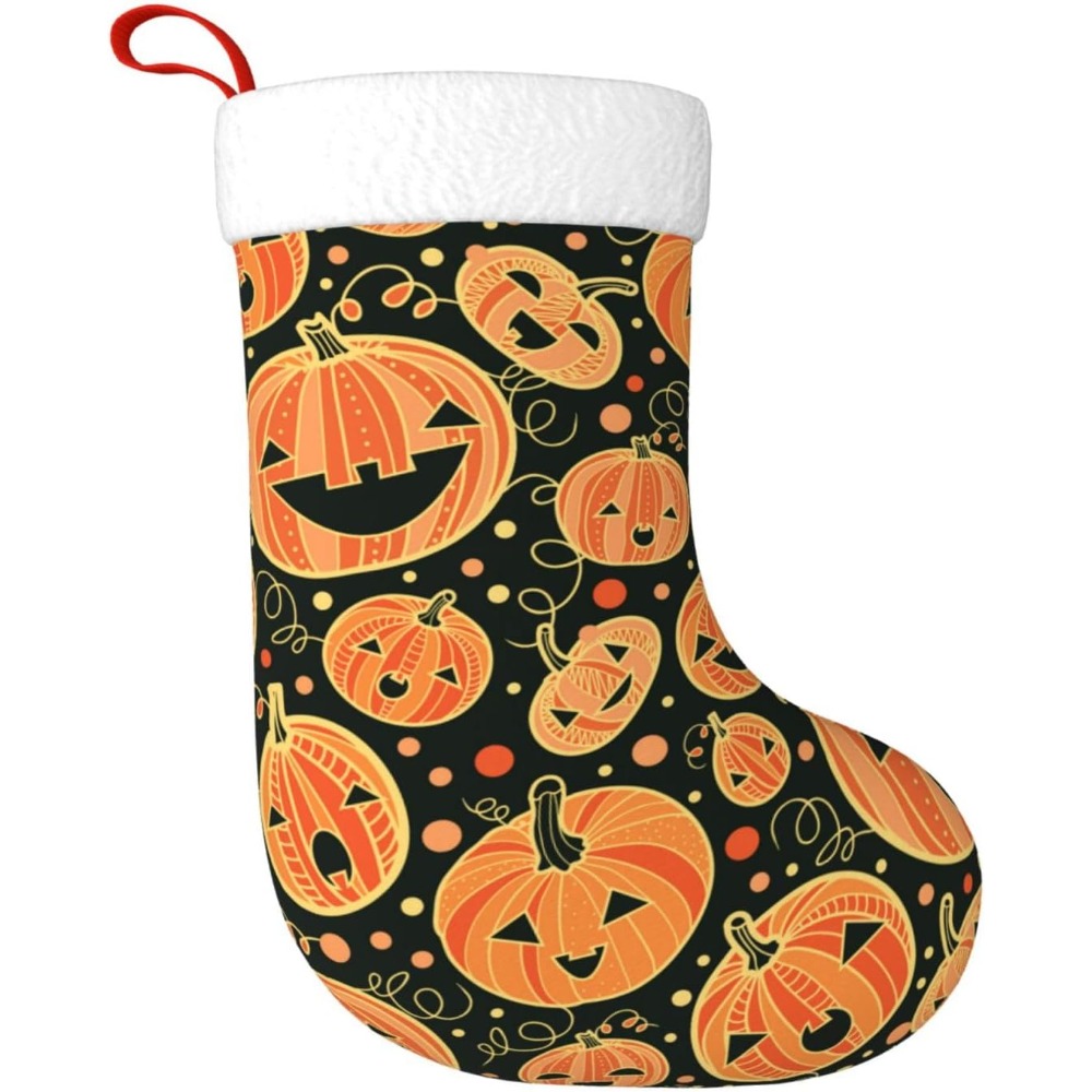 Halloween Pumpkin Christmas St - Christmas Stocking Hanging avis et prix