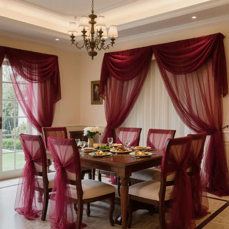 DIY Decoration Tulle Arch Drap - Christmas Table Runner avis et prix
