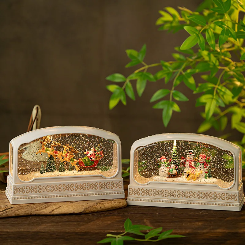 Rectangular Resin Snow Globe M - Snow Globe Musical avis et prix