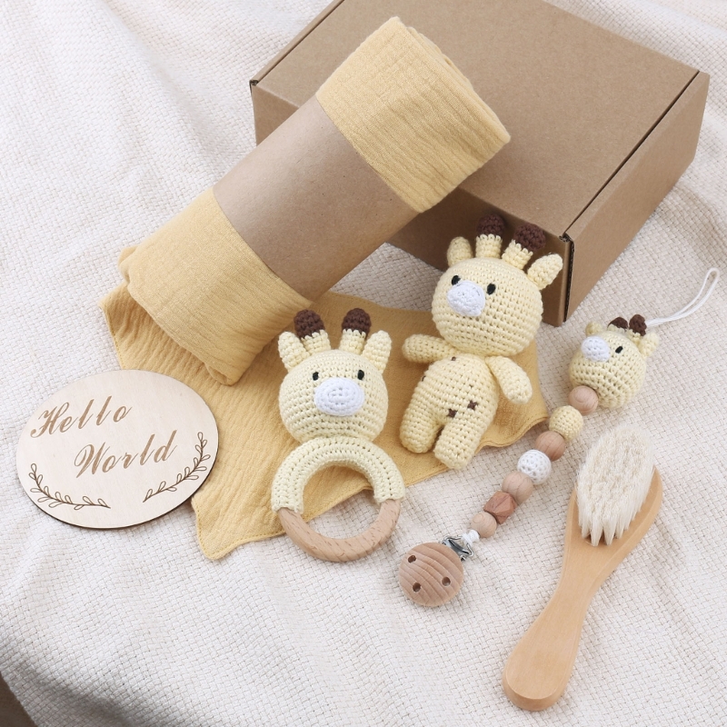 1 Set Baby Stuffed Animal Doll - Gift Box Wrap Set avis et prix