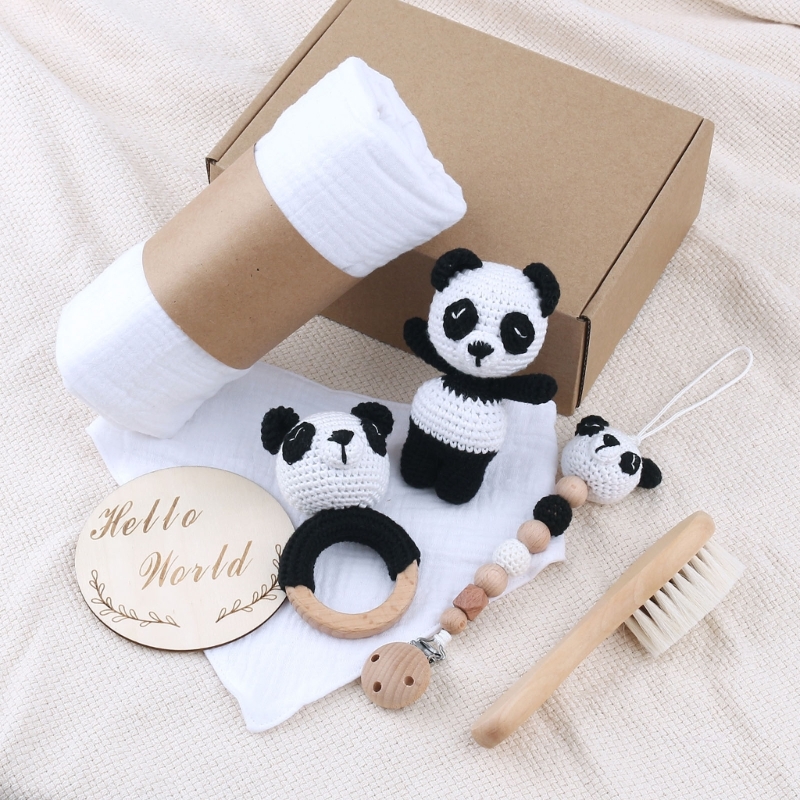 1 Set Baby Stuffed Animal Doll - Gift Box Wrap Set avis et prix