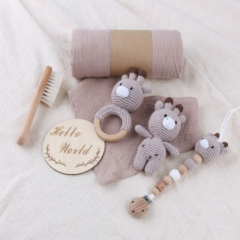 1 Set Baby Stuffed Animal Doll - Gift Box Wrap Set avis et prix