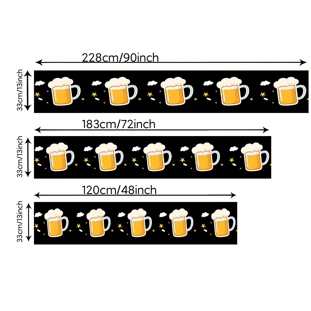1pc 2D Flat Printed Table Runn - Christmas Table Runner avis et prix