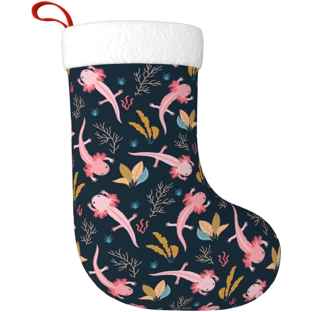 Cute Axolotl Christmas Stockin - Christmas Stocking Hanging avis et prix