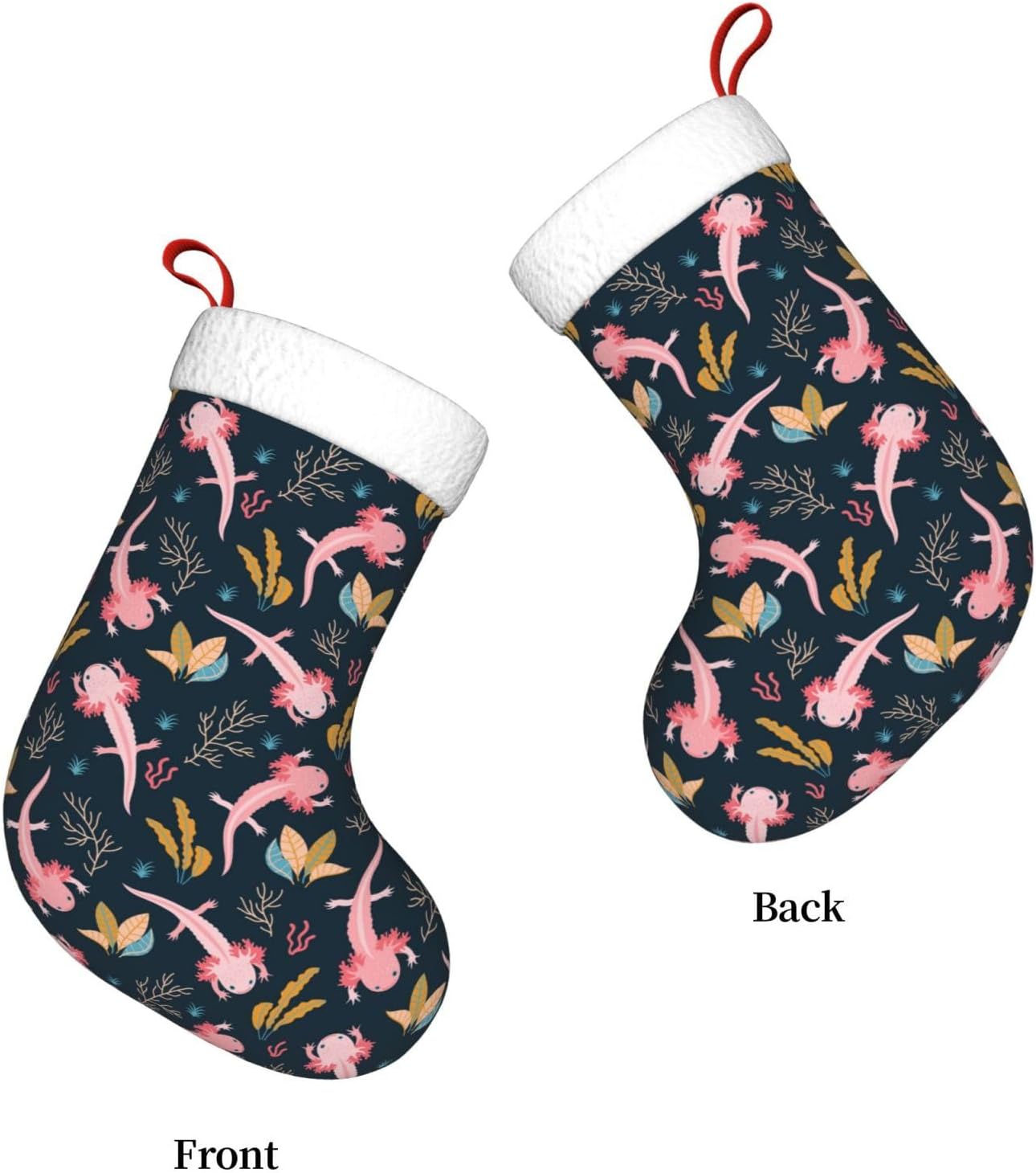 Cute Axolotl Christmas Stockin - Christmas Stocking Hanging avis et prix