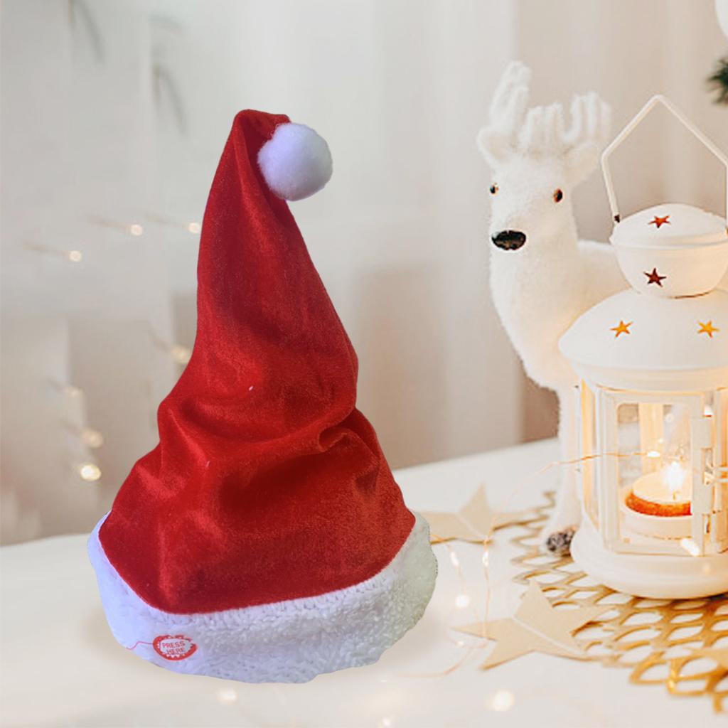 Singing Dancing Santa Hats Dec - Santa Hat Plush avis et prix