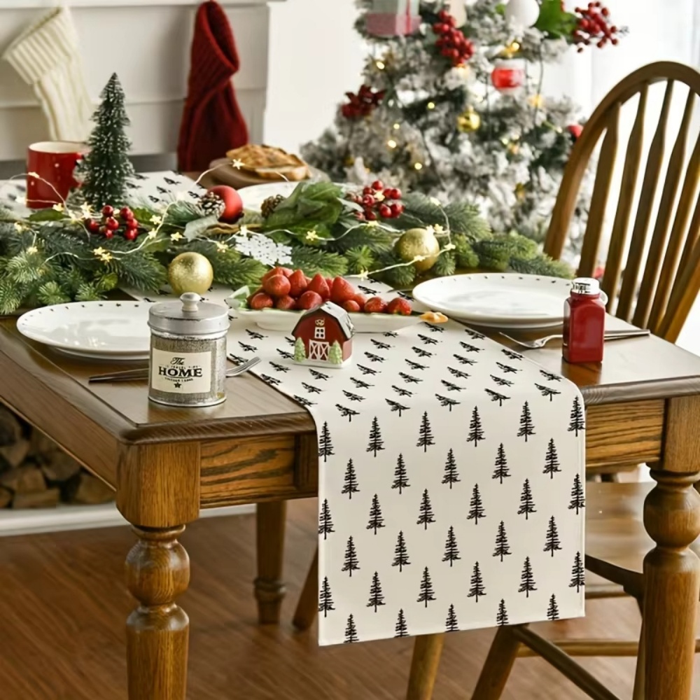 Minimalist Christmas Tree Tabl - Christmas Table Runner avis et prix