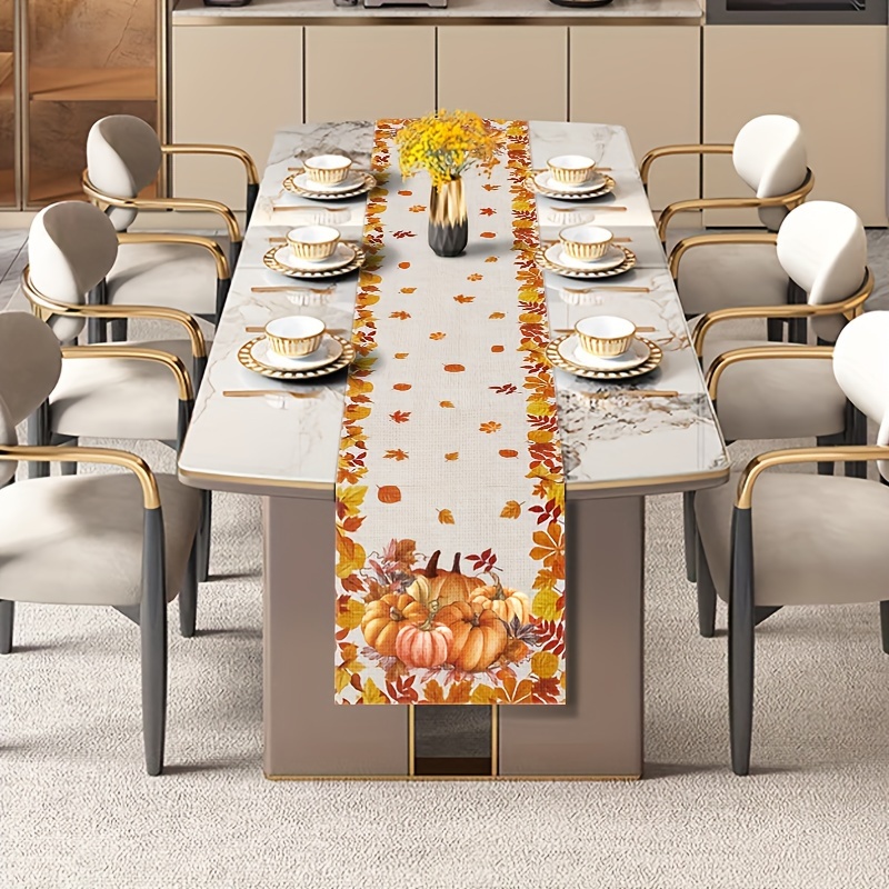 1pc Thanksgiving & Halloween T - Christmas Table Runner avis et prix